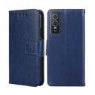 For vivo Y76S CN Version / Y74S Crystal Texture Leather Phone Case(Royal Blue) - 1