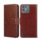 For Blackview A55 Pro Crystal Texture Leather Phone Case(Brown) - 1