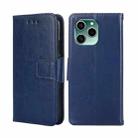 For Honor 60 SE Crystal Texture Leather Phone Case(Royal Blue) - 1