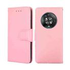 For Honor Magic4 Crystal Texture Leather Phone Case(Pink) - 1