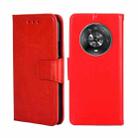 For Honor Magic4 Crystal Texture Leather Phone Case(Red) - 1