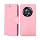 For Honor Magic4 Pro Crystal Texture Leather Phone Case(Pink) - 1