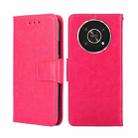 For Honor X30 5G Crystal Texture Leather Phone Case(Rose Red) - 1