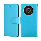 For Honor X30 5G Crystal Texture Leather Phone Case(Sky Blue) - 1