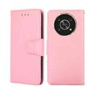 For Honor X30 5G Crystal Texture Leather Phone Case(Pink) - 1