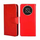 For Honor X30 5G Crystal Texture Leather Phone Case(Red) - 1