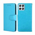 For Honor X30i Crystal Texture Leather Phone Case(Sky Blue) - 1