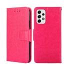 For Samsung Galaxy A23 5G Crystal Texture Leather Phone Case(Rose Red) - 1