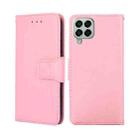 For Samsung Galaxy M33 5G Crystal Texture Leather Phone Case(Pink) - 1
