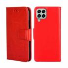 For Samsung Galaxy M33 5G Crystal Texture Leather Phone Case(Red) - 1