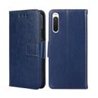 For Sony Xperia 10 IV Crystal Texture Leather Phone Case(Royal Blue) - 1