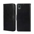 For Sony Xperia Ace III Crystal Texture Leather Phone Case(Black) - 1