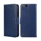 For ZTE Tempo X Crystal Texture Leather Phone Case(Royal Blue) - 1