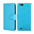 For ZTE Tempo X Crystal Texture Leather Phone Case(Sky Blue) - 1