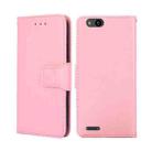 For ZTE Tempo X Crystal Texture Leather Phone Case(Pink) - 1