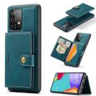 For Samsung Galaxy A32 4G JEEHOOD Retro Magnetic Detachable Leather Phone Case(Blue) - 1