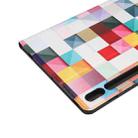 For Samsung Galaxy Tab S8 / Tab S7 Painted Voltage Pen Slot Tablet Smart Case(Fantasy Cube) - 7