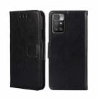 For Xiaomi Redmi 10 Crystal Texture Leather Phone Case(Black) - 1