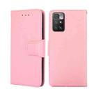 For Xiaomi Redmi 10 Crystal Texture Leather Phone Case(Pink) - 1