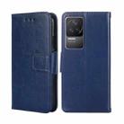 For Xiaomi Redmi K50 / K50 Pro Crystal Texture Leather Phone Case(Royal Blue) - 1