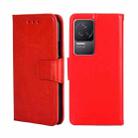 For Xiaomi Redmi K50 / K50 Pro Crystal Texture Leather Phone Case(Red) - 1