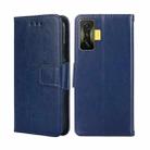 For Xiaomi Redmi K50 Gaming Crystal Texture Leather Phone Case(Royal Blue) - 1