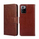 For Xiaomi Redmi Note 10 Pro 5G CN Version Crystal Texture Leather Phone Case(Brown) - 1