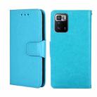 For Xiaomi Redmi Note 10 Pro 5G CN Version Crystal Texture Leather Phone Case(Sky Blue) - 1