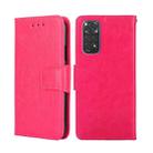 For Xiaomi Redmi Note 11 4G Global/11S Crystal Texture Leather Phone Case(Rose Red) - 1