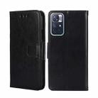 For Xiaomi Redmi Note 11 5G/Poco M4 Pro 5G Crystal Texture Leather Phone Case(Black) - 1