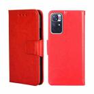 For Xiaomi Redmi Note 11 5G/Poco M4 Pro 5G Crystal Texture Leather Phone Case(Red) - 1