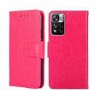 For Xiaomi Redmi Note 11 Pro 5G/11 Pro+ 5G Crystal Texture Leather Phone Case(Rose Red) - 1