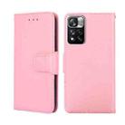 For Xiaomi Redmi Note 11 Pro 5G/11 Pro+ 5G Crystal Texture Leather Phone Case(Pink) - 1