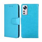 For Xiaomi 12 Pro Crystal Texture Leather Phone Case(Sky Blue) - 1