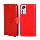 For Xiaomi 12 Pro Crystal Texture Leather Phone Case(Red) - 1