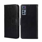 For TCL 30 5G / 30+ 5G Crystal Texture Leather Phone Case(Black) - 1