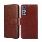 For TCL 30 5G / 30+ 5G Crystal Texture Leather Phone Case(Brown) - 1