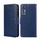 For TCL 30 5G / 30+ 5G Crystal Texture Leather Phone Case(Royal Blue) - 1