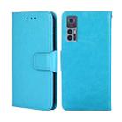 For TCL 30 5G / 30+ 5G Crystal Texture Leather Phone Case(Sky Blue) - 1