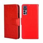 For TCL 30 5G / 30+ 5G Crystal Texture Leather Phone Case(Red) - 1