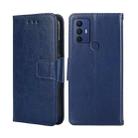 For TCL 30 SE/306/305 / Sharp Aqous V6/V6 Plus Crystal Texture Leather Phone Case(Royal Blue) - 1