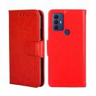 For TCL 30 SE/306/305 / Sharp Aqous V6/V6 Plus Crystal Texture Leather Phone Case(Red) - 1