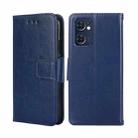 For TCL 30V 5G T781S Crystal Texture Leather Phone Case(Royal Blue) - 1