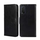 For TCL 205 Crystal Texture Leather Phone Case(Black) - 1