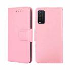 For TCL 205 Crystal Texture Leather Phone Case(Pink) - 1