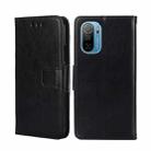 For Ulefone Note 13P Crystal Texture Leather Phone Case(Black) - 1
