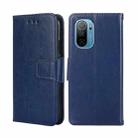 For Ulefone Note 13P Crystal Texture Leather Phone Case(Royal Blue) - 1