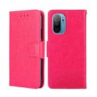 For Ulefone Note 13P Crystal Texture Leather Phone Case(Rose Red) - 1