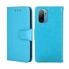 For Ulefone Note 13P Crystal Texture Leather Phone Case(Sky Blue) - 1