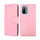 For Ulefone Note 13P Crystal Texture Leather Phone Case(Pink) - 1